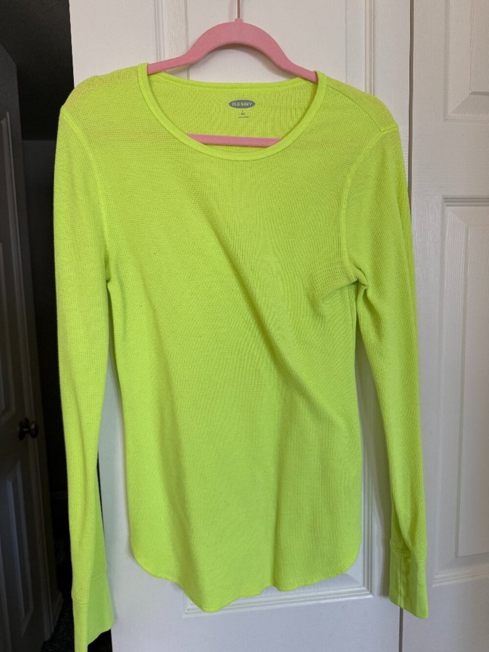 Neon crew neck thermal